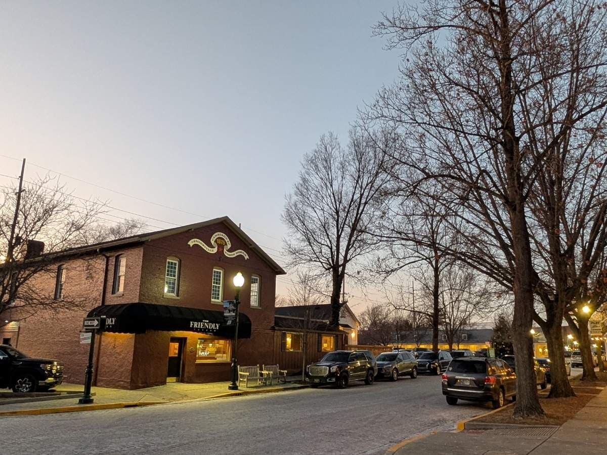 The Friendly Tavern in Zionsville, Indiana