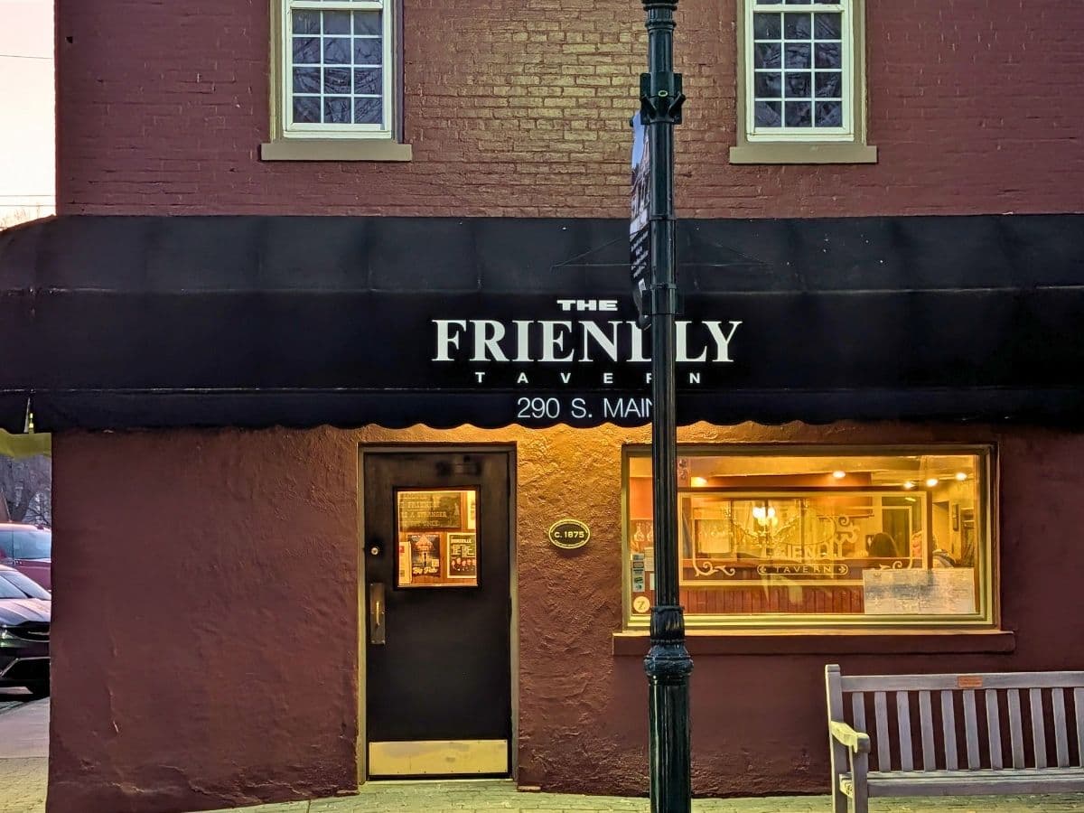 The Friendly Tavern in Zionsville, Indiana