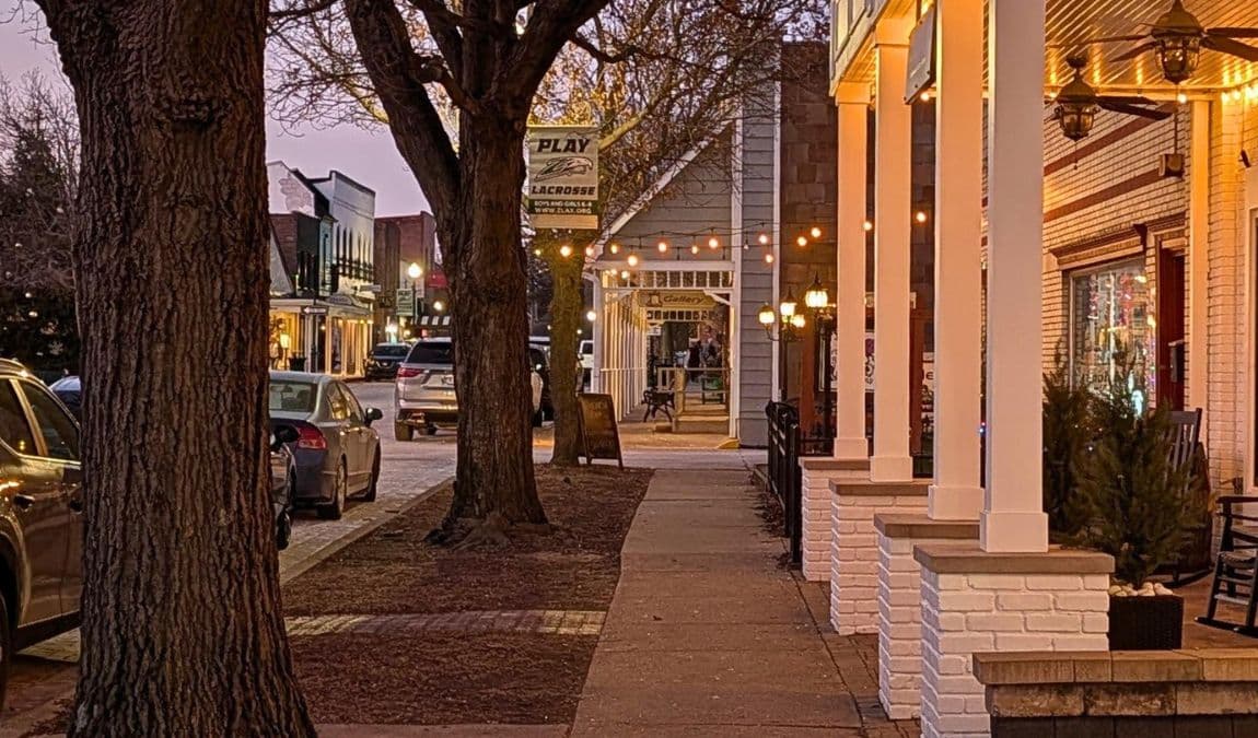 Shopping in downtown Zionsville