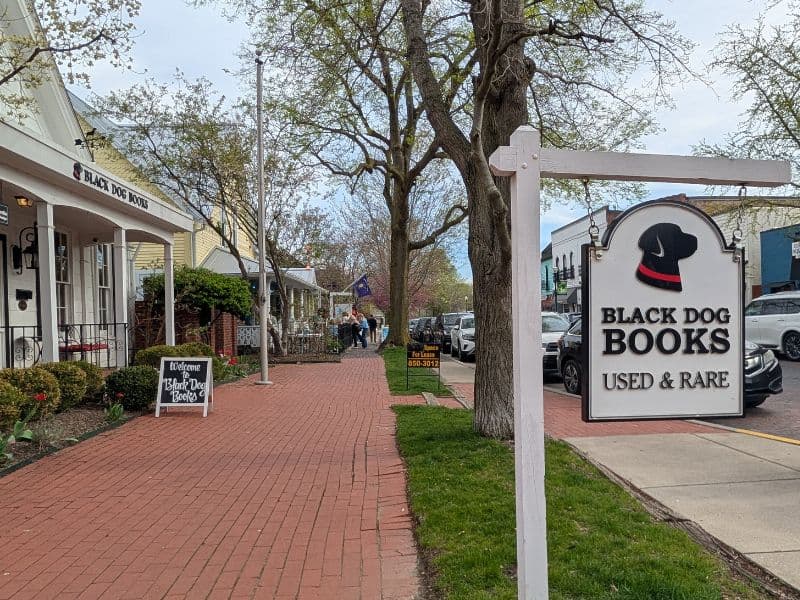 Black Dog Books in Zionsville, Indiana