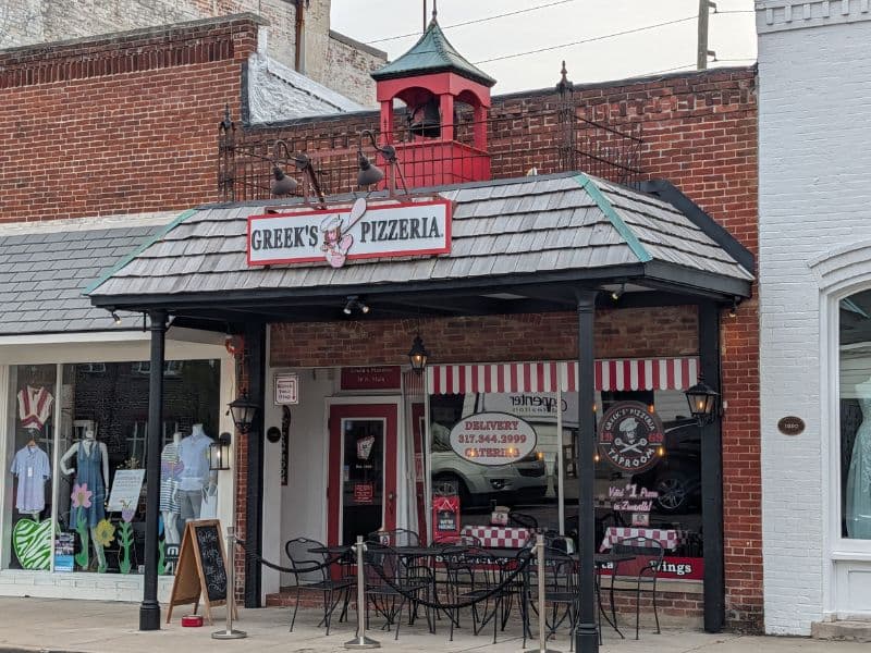 Greek's Pizzeria in Zionsville, Indiana
