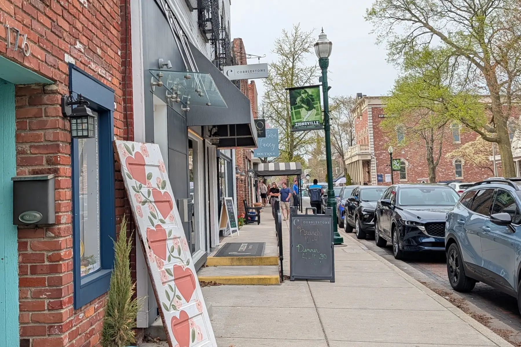 Downtown Zionsville, Indiana