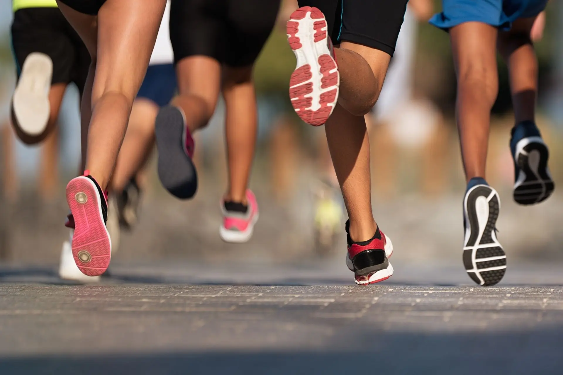 Runners in a marthon